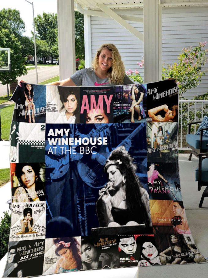 Amy Winehouse Quilt Blanket For Fans Home Decor Gift 2