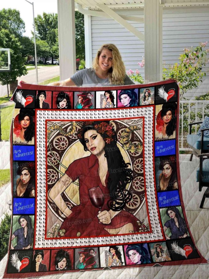 Amy Winehouse Quilt Blanket For Fans Home Decor Gift 2