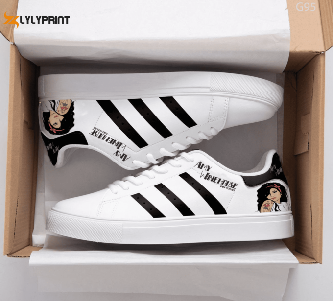 Amy Winehouse Skate Shoes For Men Women Fans Gift 1