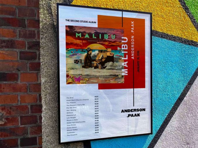 Anderson Paak &Quot;Malibu&Quot; Album Cover Poster #3 2