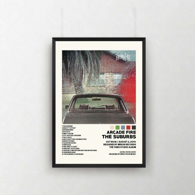 Arcade Fire Posters / The Suburbs Poster, Album Cover Poster, Poster Print Wall Art, Arcade Fire, Funeral, The Suburbs 2