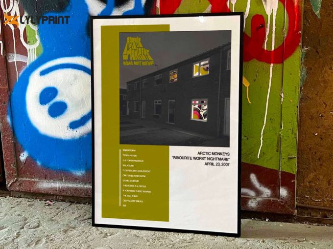 Arctic Monkeys &Amp;Quot;Favourite Worst Nightmare&Amp;Quot; Album Cover Poster #1 1