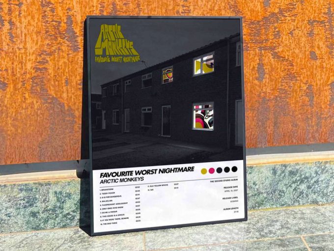 Arctic Monkeys &Quot;Favourite Worst Nightmare&Quot; Album Cover Poster For Home Room Decor #6 2