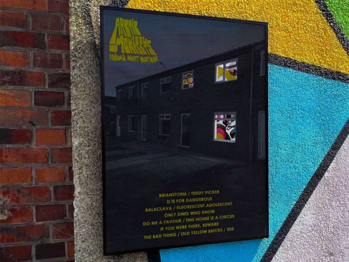 Arctic Monkeys &Quot;Favourite Worst Nightmare&Quot; Album Cover Poster For Home Room Decor 10