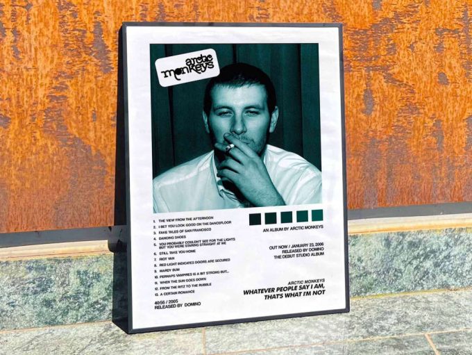 Arctic Monkeys'S &Quot;Whatever People Say I Am That&Quot;S What Im Not&Quot; Album Cover Poster / Personalized Gift, Album Cover Posters #2 3