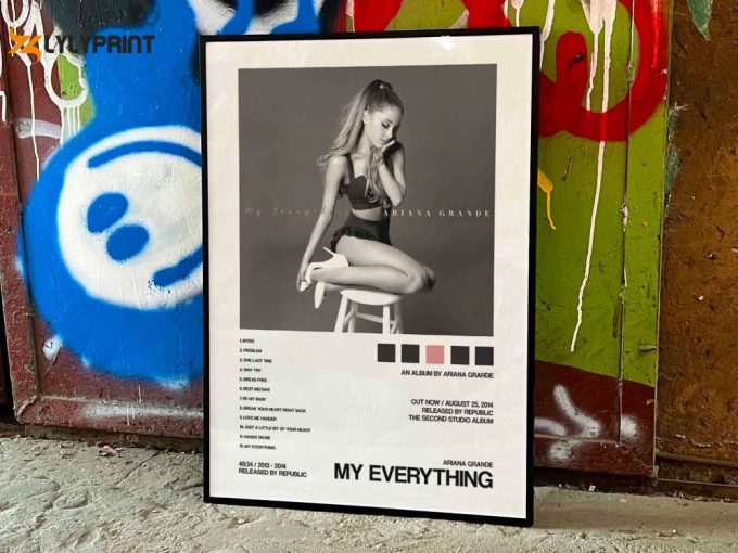 Ariana Grande &Amp;Quot;My Everything&Amp;Quot; Album Cover Poster #2 1