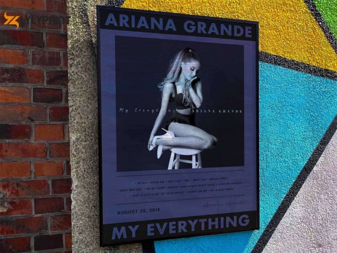 Ariana Grande &Amp;Quot;My Everything&Amp;Quot; Album Cover Poster #8 1