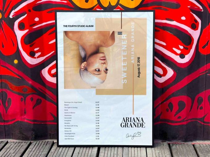 Ariana Grande &Quot;Sweetener&Quot; Album Cover Poster #3 3