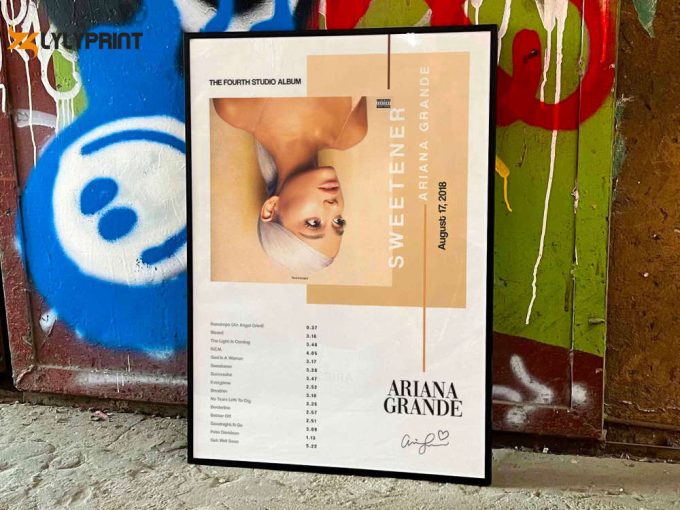 Ariana Grande &Amp;Quot;Sweetener&Amp;Quot; Album Cover Poster #3 1