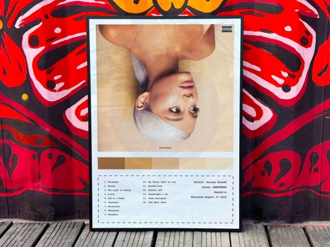 Ariana Grande &Quot;Sweetener&Quot; Album Cover Poster #4 2
