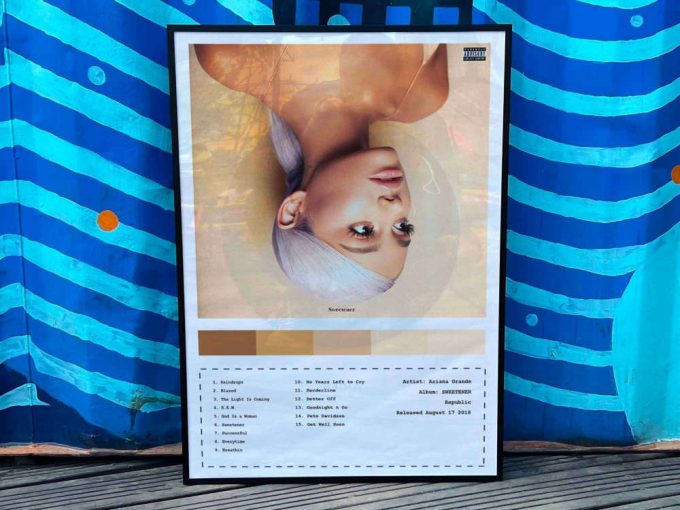 Ariana Grande &Quot;Sweetener&Quot; Album Cover Poster #4 3