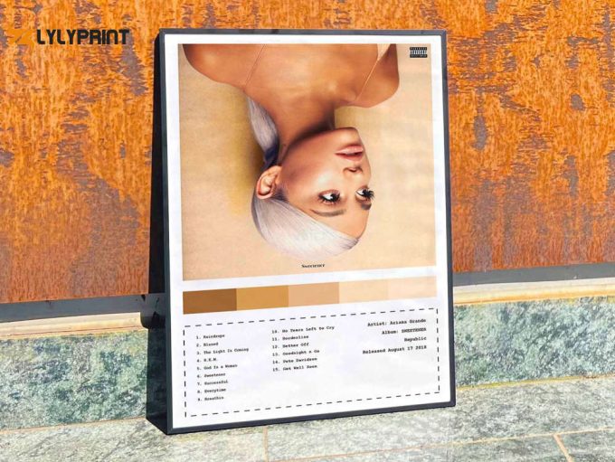 Ariana Grande &Amp;Quot;Sweetener&Amp;Quot; Album Cover Poster #4 1