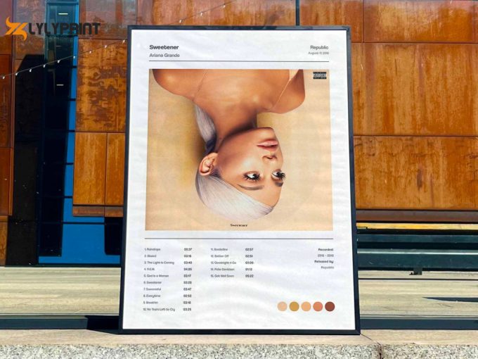 Ariana Grande &Amp;Quot;Sweetener&Amp;Quot; Album Cover Poster #5 1