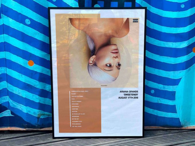 Ariana Grande &Quot;Sweetener &Quot; / Custom Album Cover Poster, Music Poster Wall Art, Digital Download, Music Lover Gift #1 2