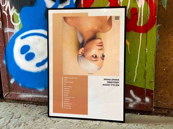Ariana Grande &Quot;Sweetener &Quot; / Custom Album Cover Poster, Music Poster Wall Art, Digital Download, Music Lover Gift #1 3