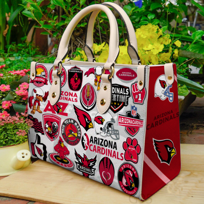 Stylish Arizona Cardinals Leather Handbag - Perfect Women S Day Gift! G95 2
