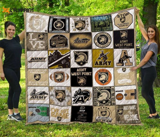 Army Black Knights 1 Quilt Blanket For Fans Home Decor Gift 1