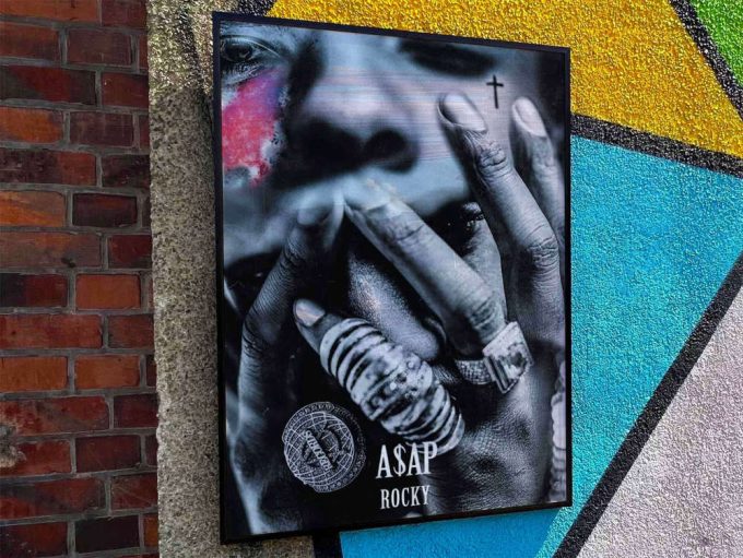 Asap Rocky &Quot;At Long Last Asap&Quot; Album Cover Poster #Fac No Tracks 2
