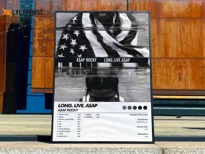 Asap Rocky &Amp;Quot;Long Live Asap&Amp;Quot; Album Cover Poster For Home Room Decor #6 1