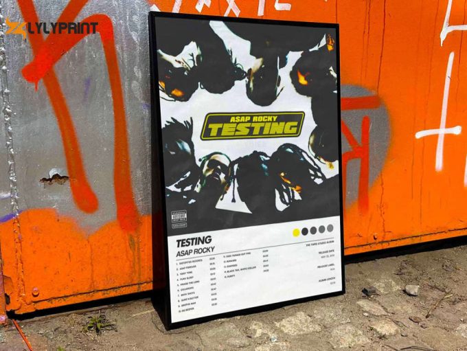 Asap Rocky &Amp;Quot;Testing&Amp;Quot; Album Cover Poster For Home Room Decor #6 1
