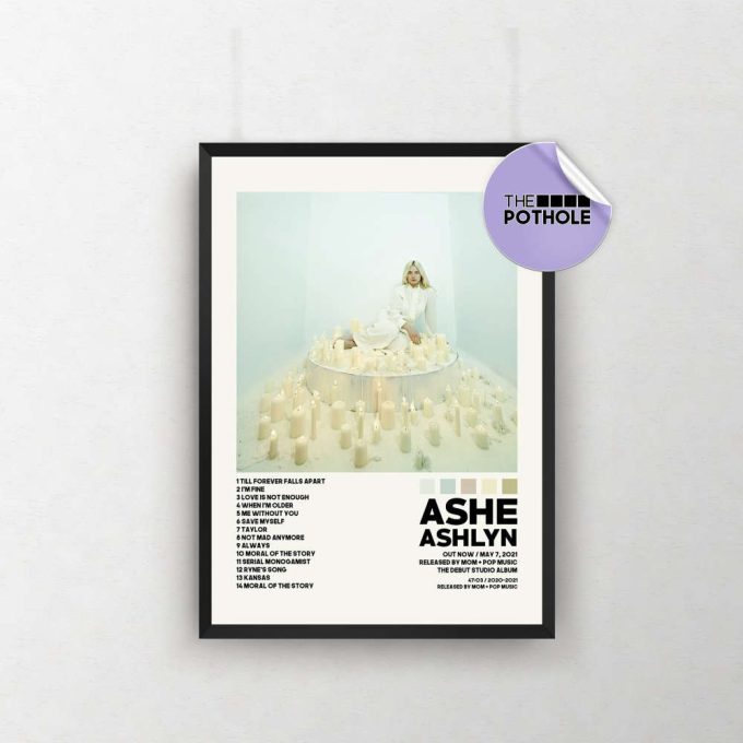 Ashe Posters / Ashlyn Poster / Album Cover Poster, Poster Print Wall Art, Custom Poster, Home Decor, Ashlyn, Moral Of The Story 2