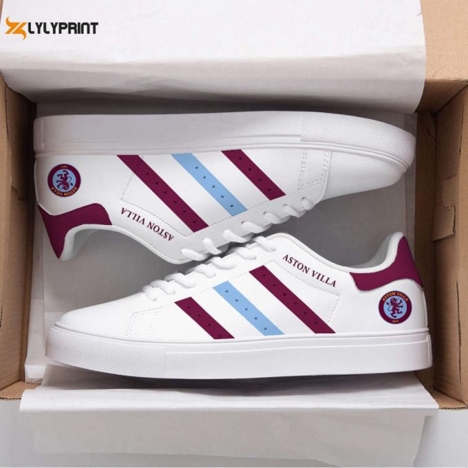 Aston Villa 6 Skate Shoes For Men Women Fans Gift 1