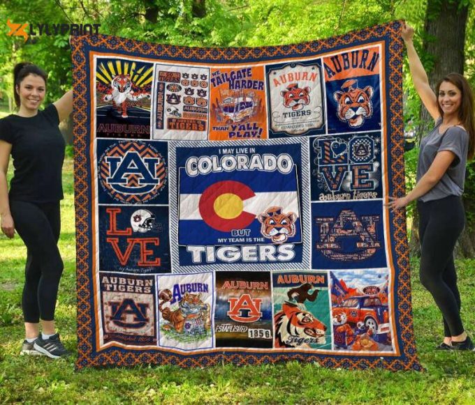 Auburn Tigers Colorado 3D Customized Quilt Blanket For Fans Home Decor Gift 1