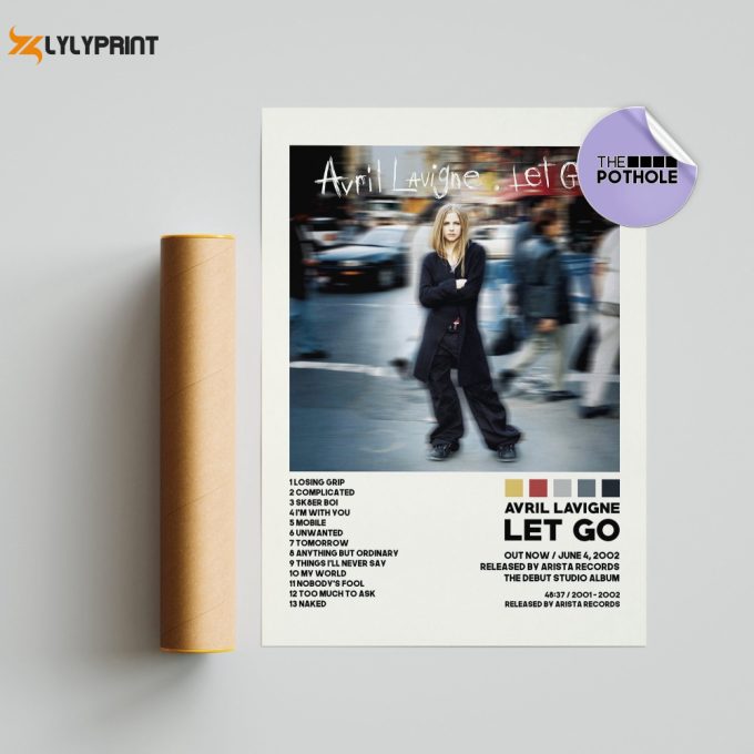 Avril Lavigne Posters / Let Go Poster / Album Cover Poster, Poster Print Wall Art, Custom Poster, Home Decor, Avril Lavigne, Let Go 1