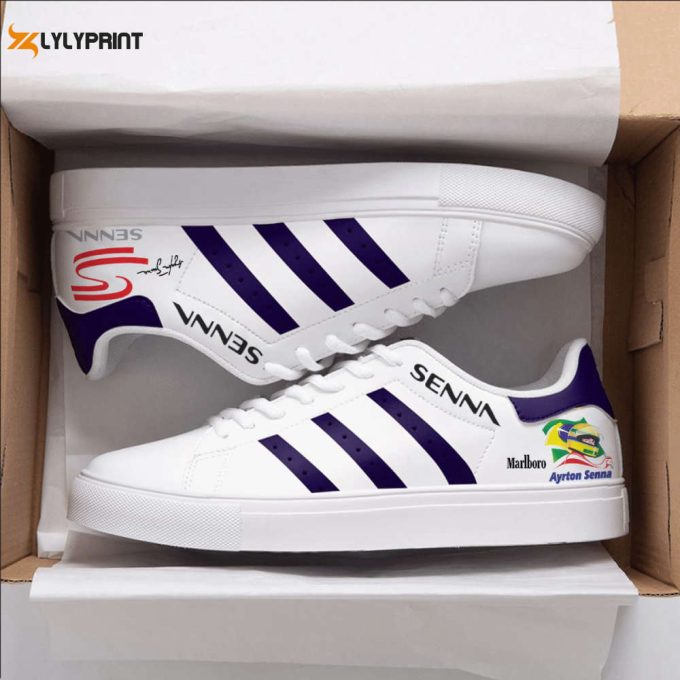 Ayrton Senna Skate Shoes For Men Women Fans Gift 1