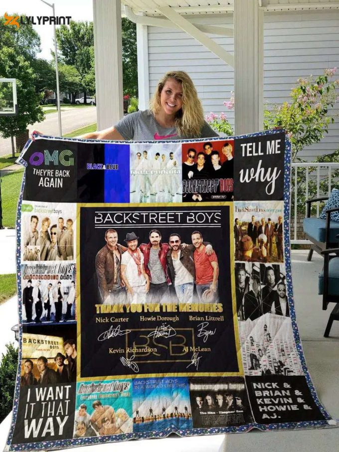 Backstreet Boys Quilt Blanket For Fans Home Decor Gift 1