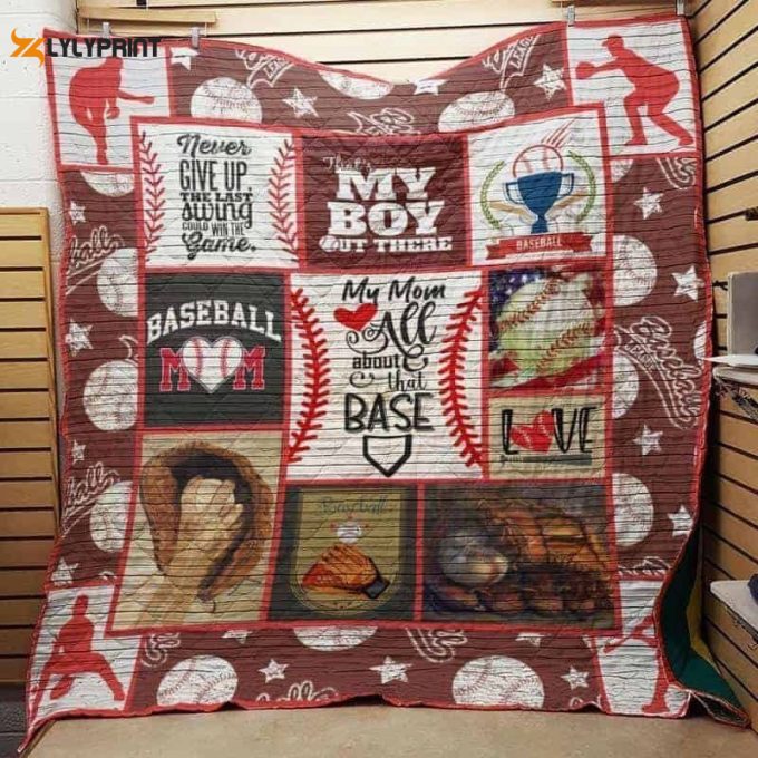 Baseball 3D Customized Quilt 1