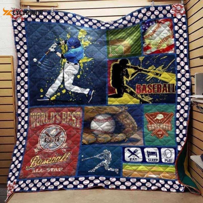 Baseball 3D Customized Quilt 1