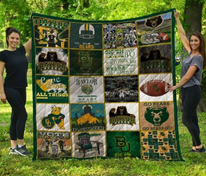Baylor Bears 2 Quilt Blanket For Fans Home Decor Gift 2
