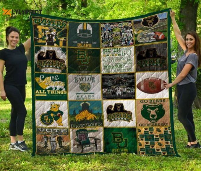 Baylor Bears 2 Quilt Blanket For Fans Home Decor Gift 1