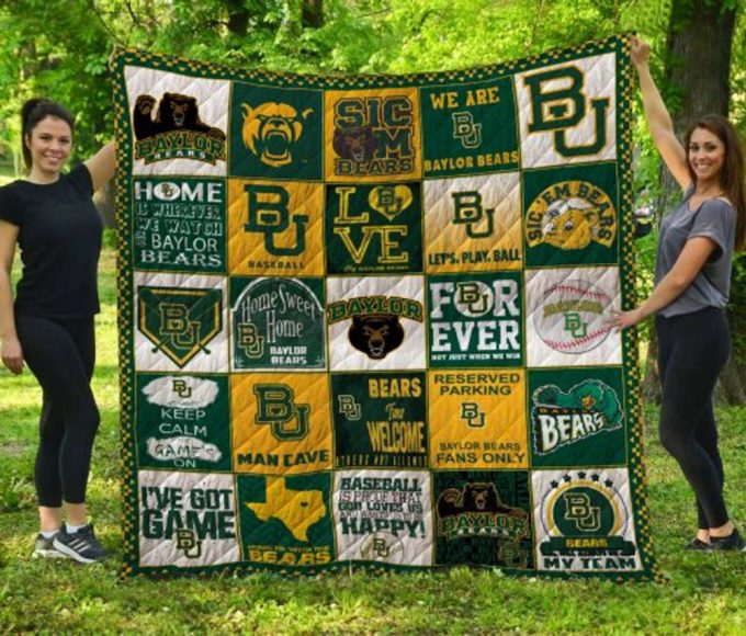 Baylor Bears 3 Quilt Blanket For Fans Home Decor Gift 2