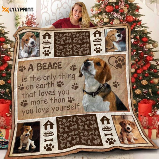 Beagle A Beagle Is The Only 3D Quilt Blanket 1