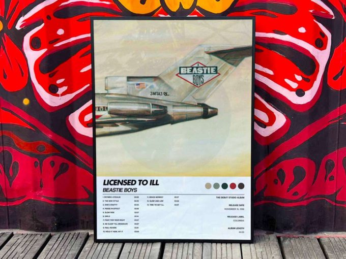 Beastie Boys &Quot;Licensed To Ill&Quot; Album Cover Poster #6 2