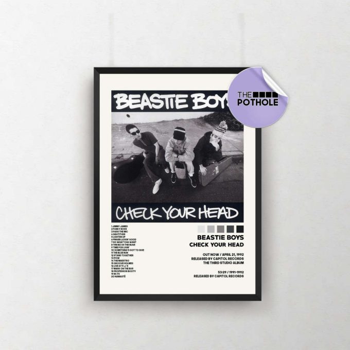 Beastie Boys Posters / Check Your Head Poster, Album Cover Poster, Print Wall Art, Poster, Home Decor, Beastie Boys, Check Your Head 2