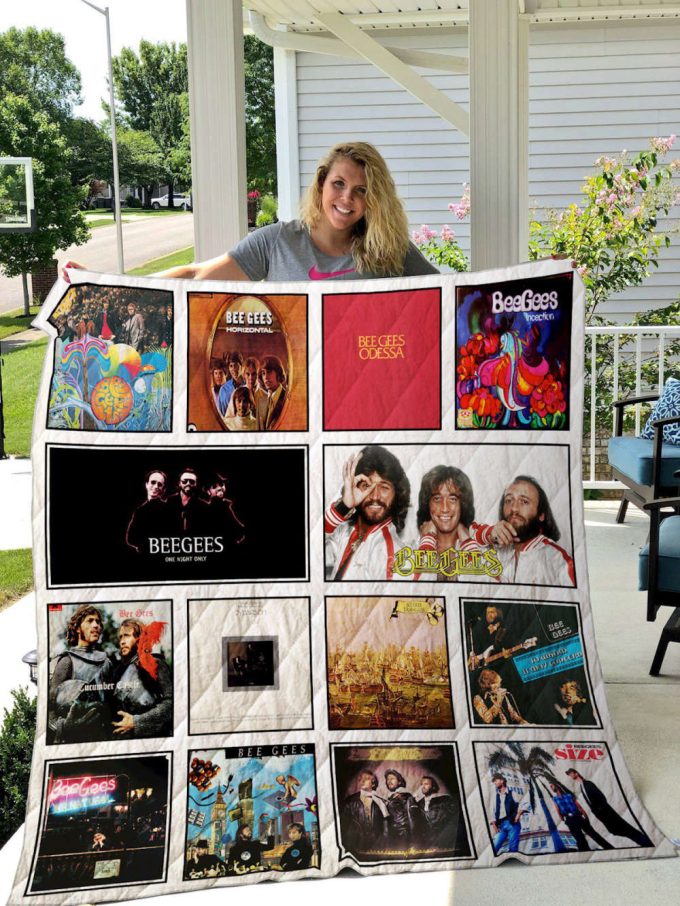 Bee Gees Quilt Blanket For Fans Home Decor Gift 2