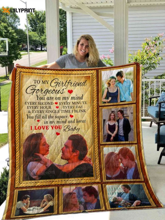 Before Sunrise To My Girlfriend 3D Quilt Blanket For Fans Home Decor Gift 1