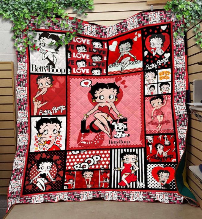 Betty Boop 1 Quilt Blanket For Fans Home Decor Gift 2