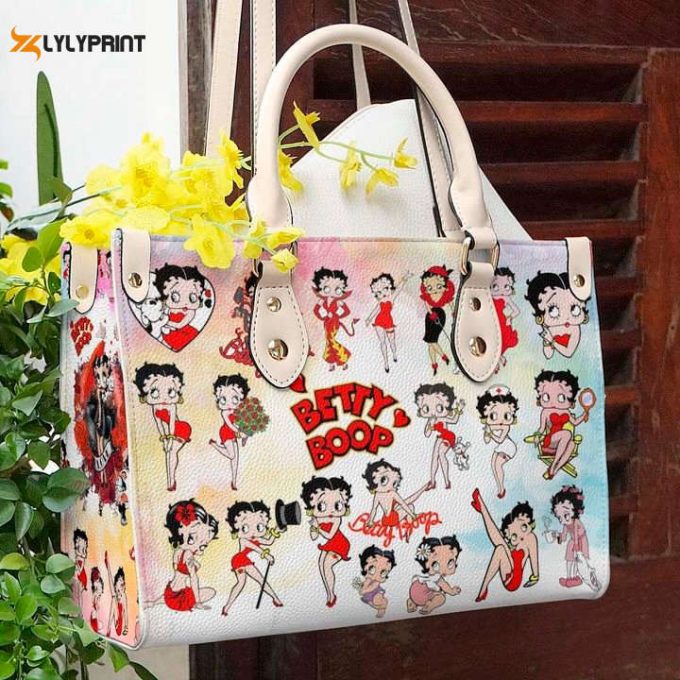 Betty Boop 2 Leather Bag For Women Gift 1