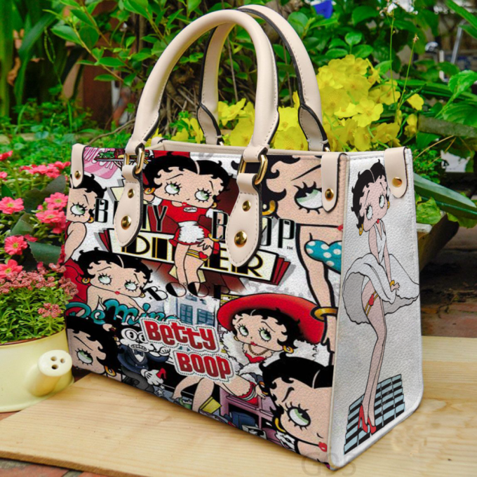 Betty Boop 4 Leather Bag For Women Gift 2