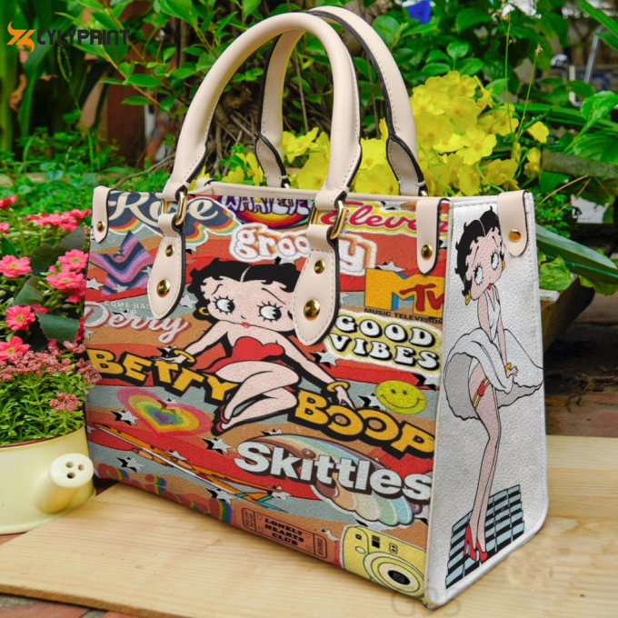 Betty Boop 5 Leather Bag For Women Gift 1