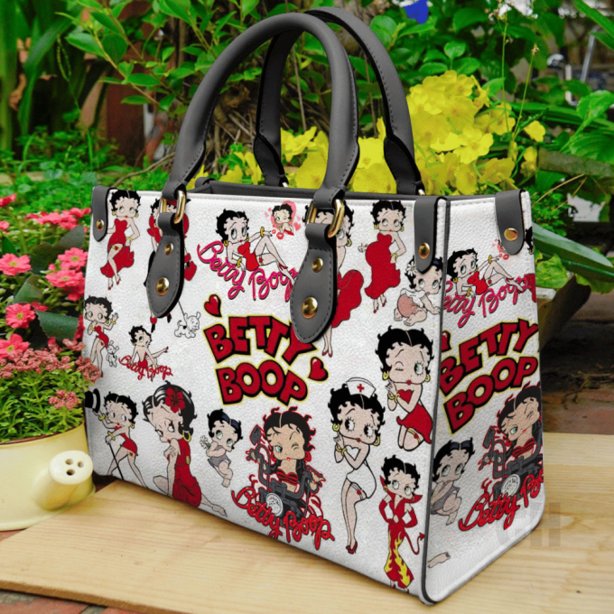 Stylish Betty Boop Leather Hand Bag Gift For Women'S Day For Women S Day - Perfect Gift! 2