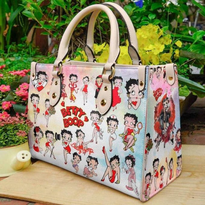 Betty Boop Leather Handbag Gift For Womenc 2