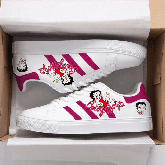 Betty Boop Skate Shoes For Men Women Fans Gift 3