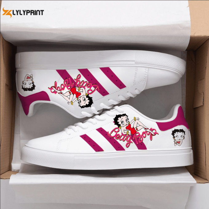 Betty Boop Skate Shoes For Men Women Fans Gift 1