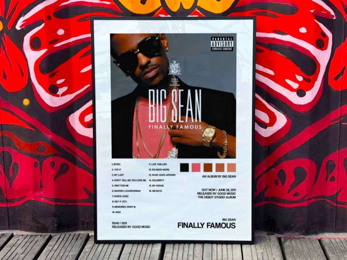 Big Sean &Quot;Finally Famous&Quot; Album Cover Poster For Home Room Decor #2 Deluxe 2