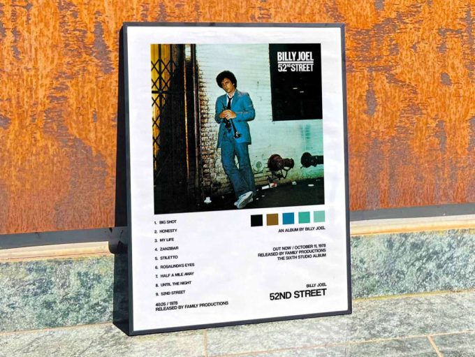 Billy Joel &Quot;52Nd Street&Quot; Album Cover Poster #2 2